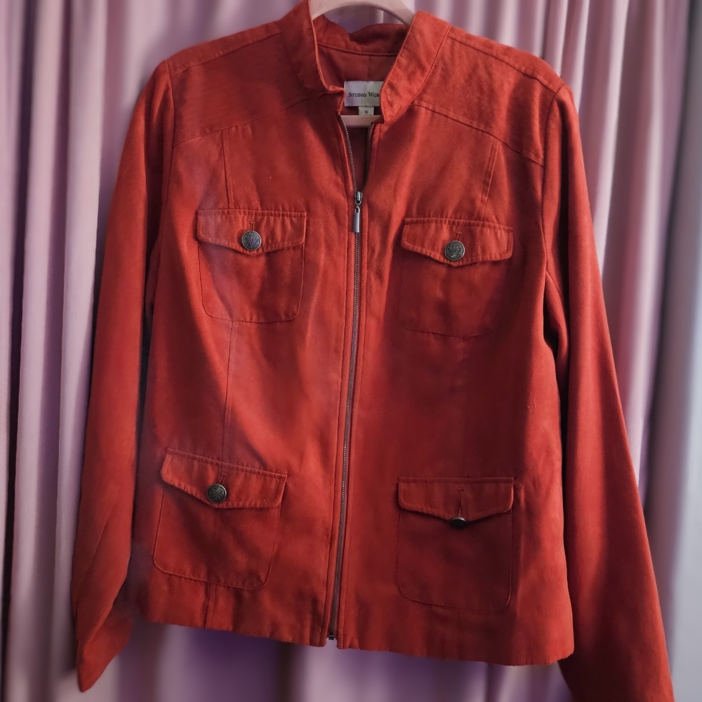 Studio Works Faux Suede Jacket